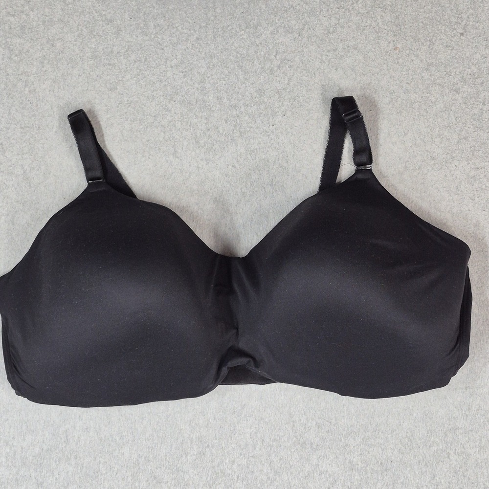 Torrid Women Bra 48F Black Dream Wire Free Lightly Lined Adjustable Strap